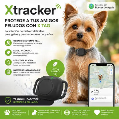 X Tracker GPS - Encuentra tu Mascota donde sea 🚫 🐶🐱