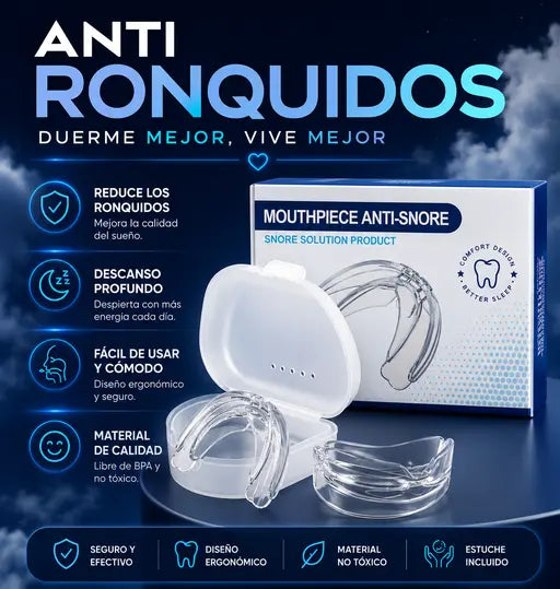 Anti Ronquidos AJUSTABLE 😴 EL SECRETO PARA DORMIR FELIZ. 😌