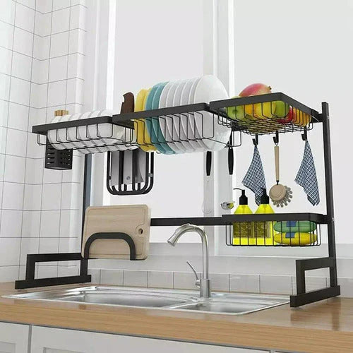 Escurridor modular sobre fregadero